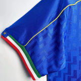 1995 Italy Home Blue Retro Soccer Jersey
