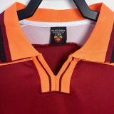 1998/99 Roma Red Home Retro Long SLeeve Soccer Jersey