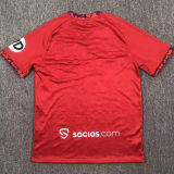 2024/25 Sevilla FC Away Red Fans Soccer Jersey 胸前带美的广告