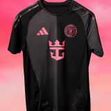 2025/26 Inter Miami Away Black Player Version Long Sleeve Soccer Jersey  长袖