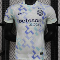 2025/26 In Milan Away White Player Version Soccer Jersey