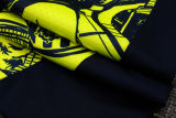 2025 Man City Fluorescent Green Kids Sweater Tracksuit 喷墨