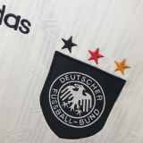 1996 Germany Home White Retro Long Sleeve Soccer Jersey