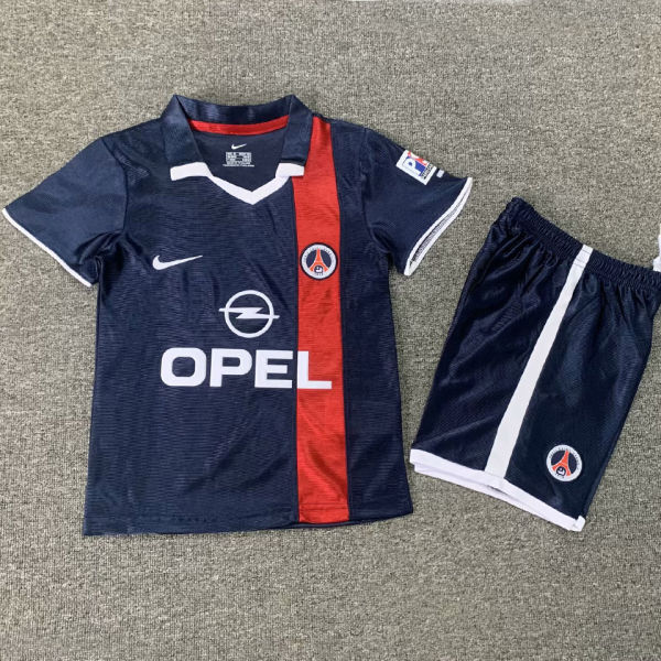 2001/02 PSG Home Retro Kids Soccer Jersey