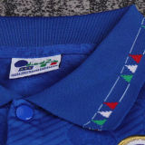 1994 Italy Home Blue Kids Retro Soccer Jersey