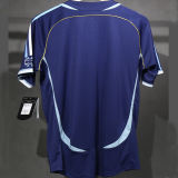 2006 Argentina Away Retro Player Version Soccer Jersey