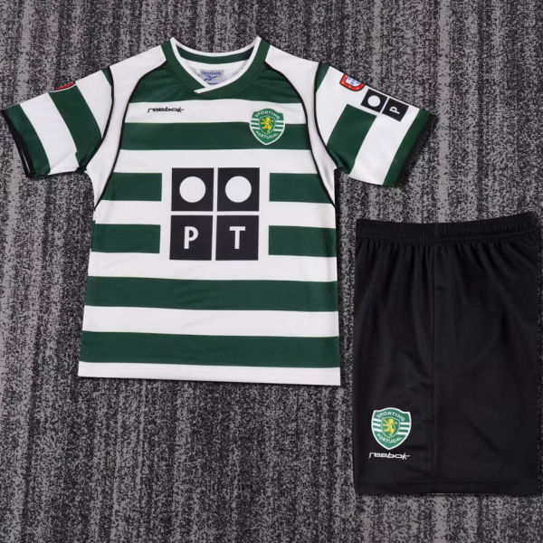 2001/03 Lisbon Home Retro Kids Soccer Jersey
