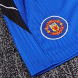 1986/88 M Utd Third Blue Retro Kids Soccer Jersey