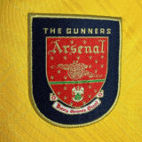 1996/98 ARS Away Yellow Retro Long Sleeve Soccer Jersey