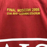2007/08 M Utd Home Red Retro Kids Long Sleeve Soccer Jersey 长袖