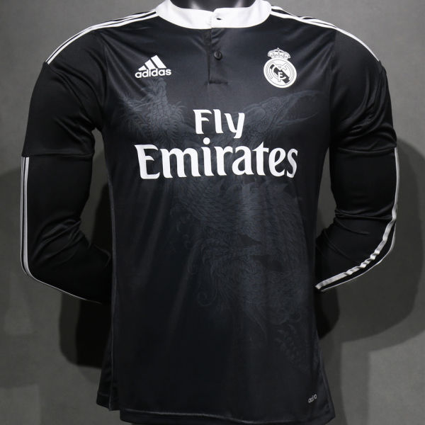 2014/15 RM Black Dragon Retro Player Version Long Sleeve Jersey 球员版 长袖