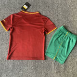 2000 Portugal Home Kids Retro Soccer Jersey