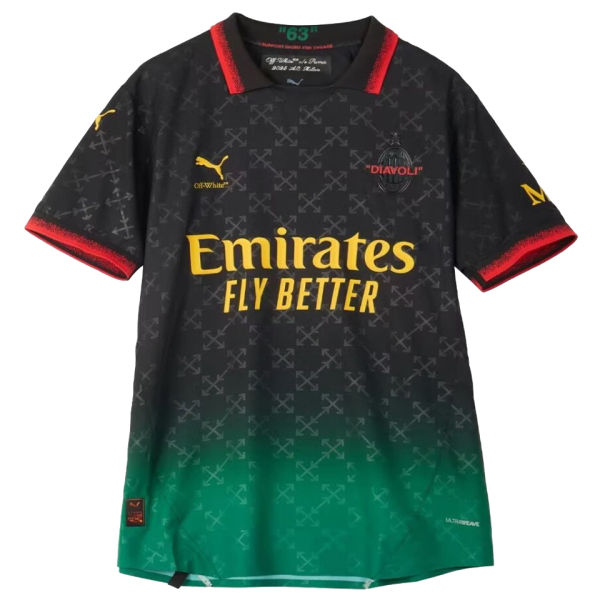 2025 AC Milan  X Off White Fans Soccer Jersey