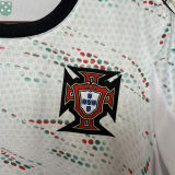 2025/26 Portugal Away White Fans Soccer Jersey