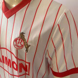 1985/86 1. FC Köln Home White Retro Soccer Jersey