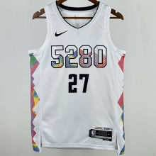 2025 Nuggets  MURRAY #27 White City Edition NBA Jersey
