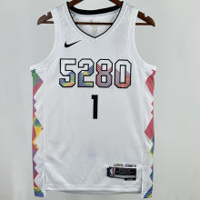 2025 Nuggets  PORTER JR. #1  White City Edition NBA Jersey