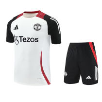 2025 M Utd White Training Jersey(A Set)