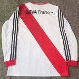 2013/14 River Plate Home Retro Long Sleeve Soccer Jersey