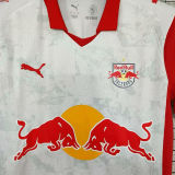 2025/26 RB SALZBURG Bull Red Home White Fans Jersey 萨尔茨堡红牛