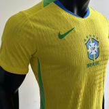 2025/26 Brazil Home Yellow Player Version Jersey
