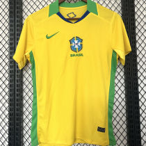 2025/26 Brazil Home Yellow Fans Jersey