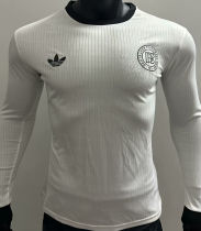 2025 Germany 125Th White Player Version Long Sleeve Soccer Jersey