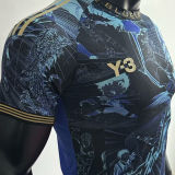 2025 Japan Y-3 Blue  Player Version Jersey