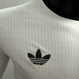 2025 Germany 125Th White Player Version Long Sleeve Soccer Jersey