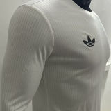 2025 Germany 125Th White Player Version Long Sleeve Soccer Jersey