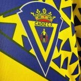 1991/92 Cadiz Home Retro Soccer Jersey  胸前带广告