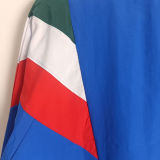 2025 Italy Blue Retro Style Windbreaker