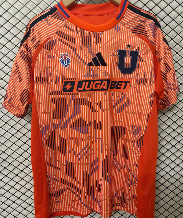 2025/26 Universidad de Chile Away Orange Fans Jersey