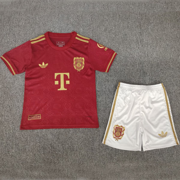2025 BFC 125th Anniversary Edition Red Kids Soccer Jersey
