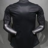 2013 Portugal Away Black Retro Player Version Soccer Jersey