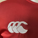 2025 The British & Irish Lions Home Red Long Sleeve Rugby Shirt 红狮子