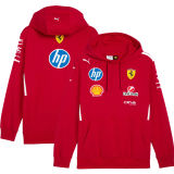 2025 Ferrari Red F1 Hoody Jacket