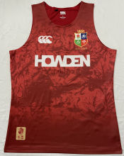 2025 The British & Irish Lions Vest Rugby Shirt 红狮子
