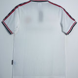 1998/99 M Utd White Retro Soccer Jersey