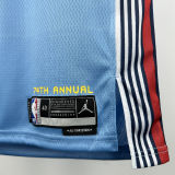 2025 ALL-STAR LILLARD # 0  Baby Blue NBA Jerseys