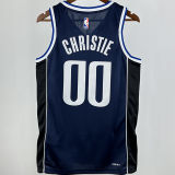 2025 Mavericks CHRISTIE #00 Sapphire Blue City Edition NBA Jersey