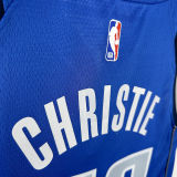 2025 Mavericks CHRISTIE #00 Blue City Edition NBA Jersey