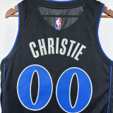 2025 Mavericks CHRISTIE #00 Black City Edition NBA Jersey