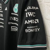2025 Mercedes AMG Petronas F1 Black Team T-Shirt