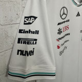 2025 Mercedes AMG Petronas F1 White Team T-Shirt