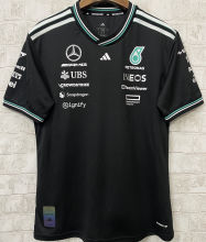 2025 Mercedes AMG Petronas F1 Black Team T-Shirt