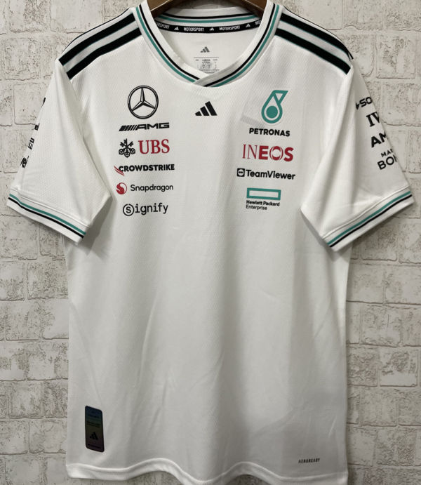 2025 Mercedes AMG Petronas F1 White Team T-Shirt