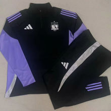 2025/26 Colo-Colo Black Purple Sweater Tracksuit
