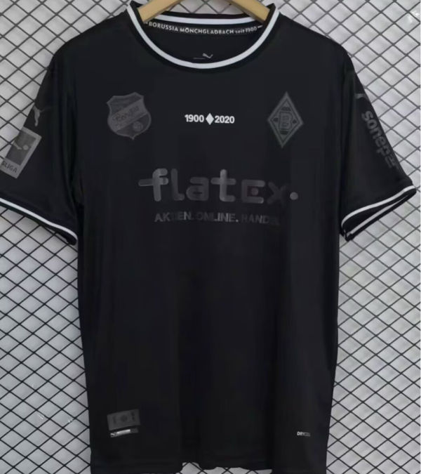 2025 Monchengladbach Special Edition Black Fans Soccer Jersey