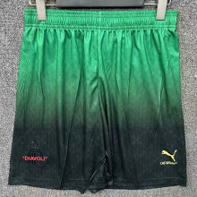 2025 AC Milan 4Th Grren Black Shorts Pants